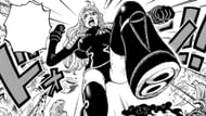 Bonney uses Distortion Future to become a giant (Image via Shueisha)